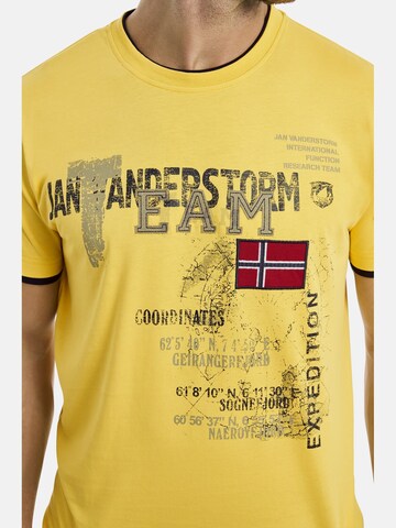 Jan Vanderstorm Shirt ' Sölve ' in Yellow