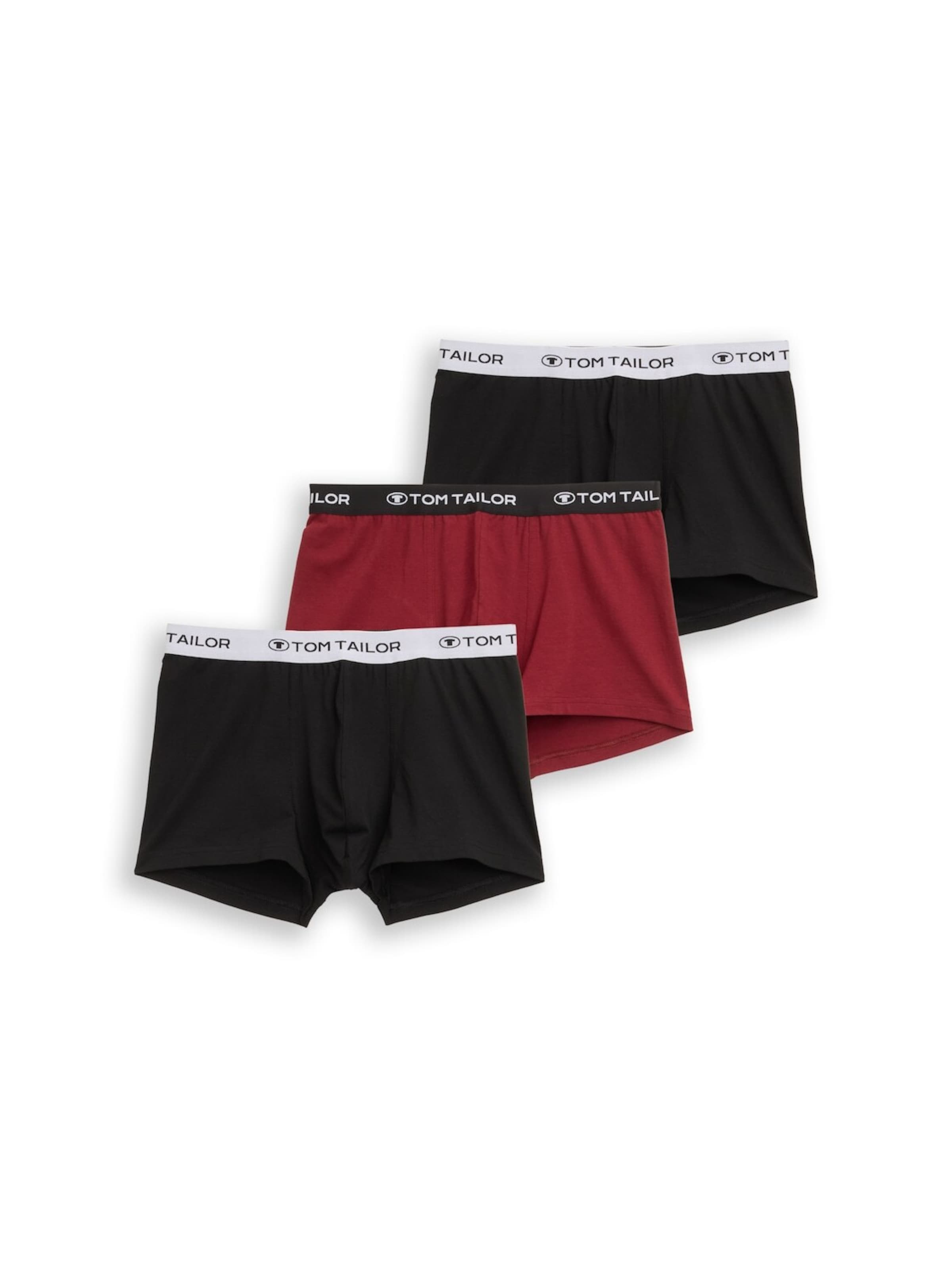TOM TAILOR Boxershorts in Rot: Vorderseite
