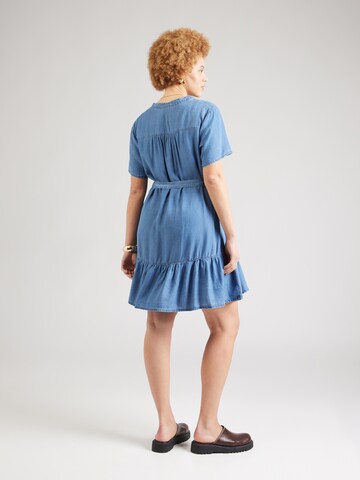 Vero Moda Curve Obleka 'VMCFLEUR' | modra barva