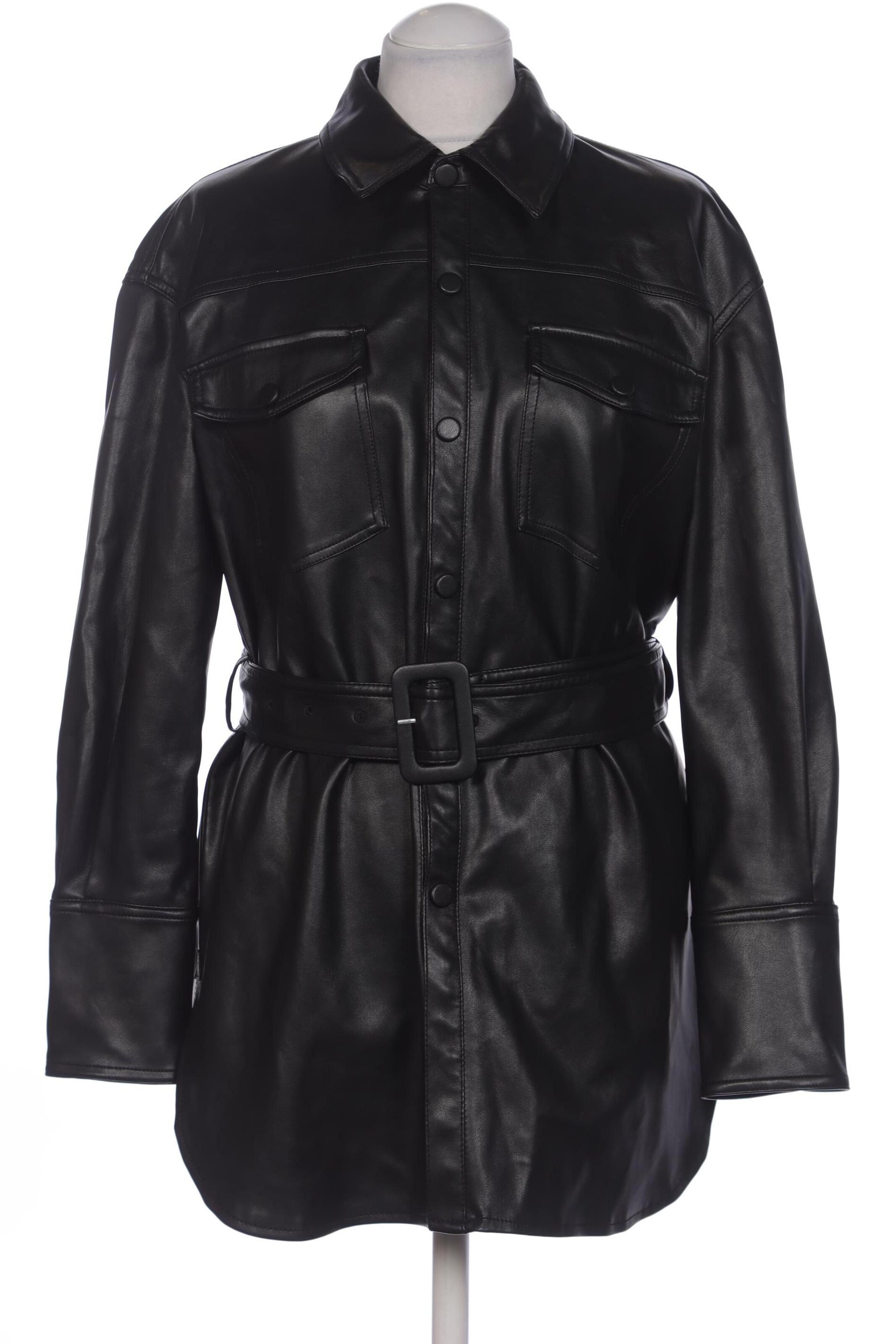 ZARA Jacket & Coat in S in Black: front