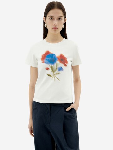 T-shirt ' IDA ' Thinking MU en blanc : devant