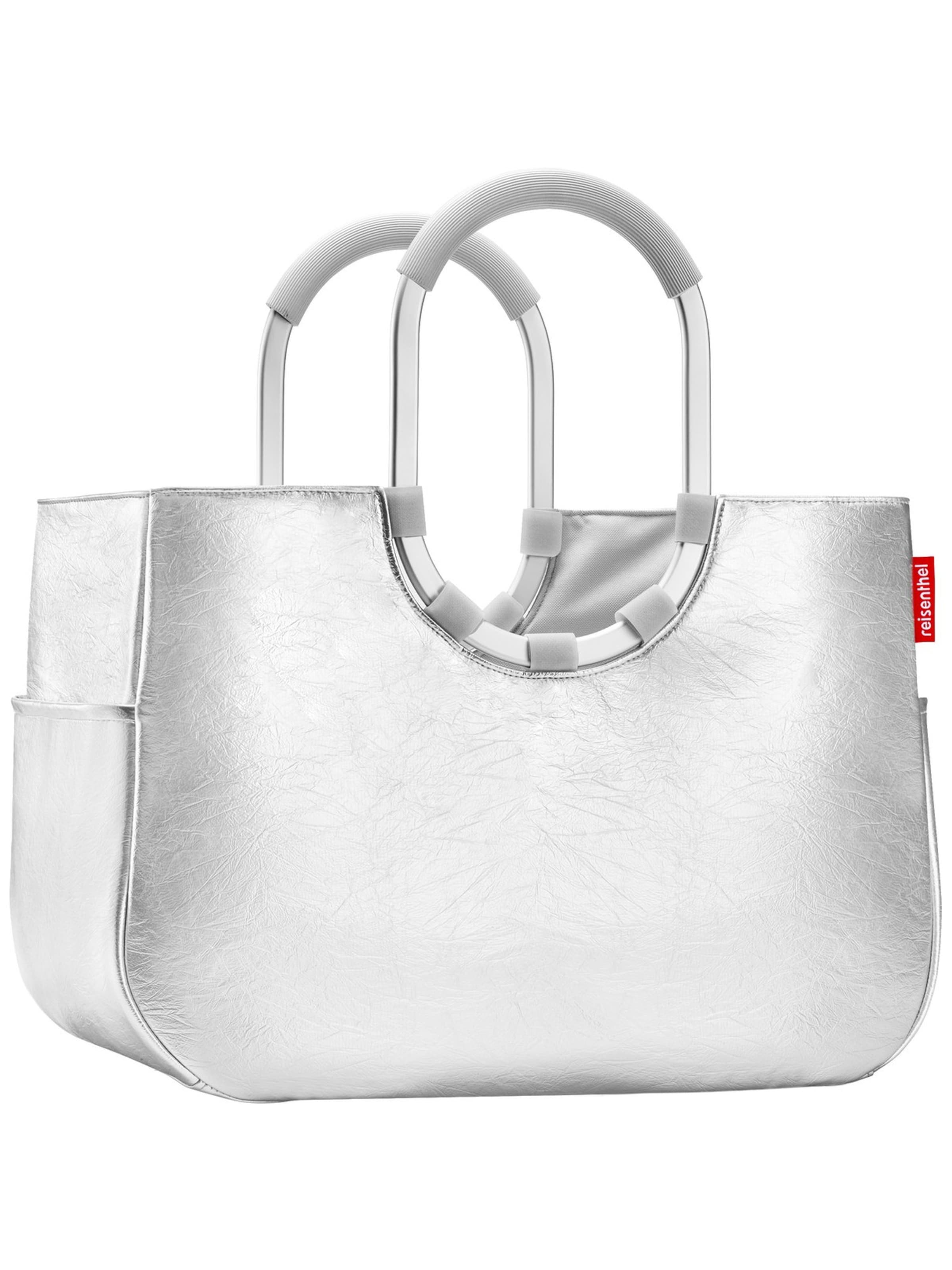 Borsa a spalla di REISENTHEL in argento: frontale