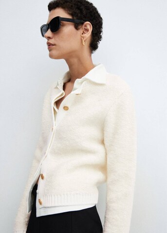 MANGO Cardigan 'Pearl' i beige