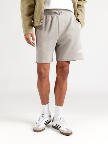 THE NORTH FACE regular Bukser 'Simple Dome' i grå: forside
