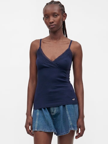 HOLLISTER Top – modrá