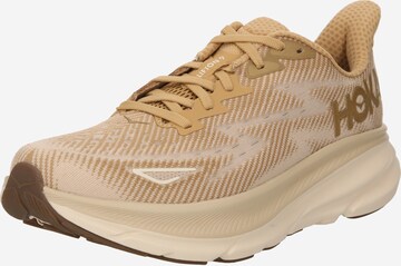 Hoka One One Loopschoen 'CLIFTON 9' in Beige: voorkant