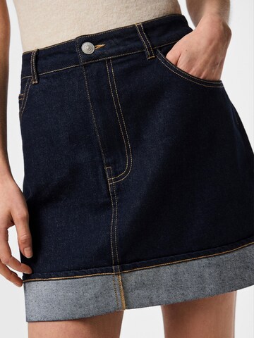 PIECES Rok 'PCFranna' in Blauw