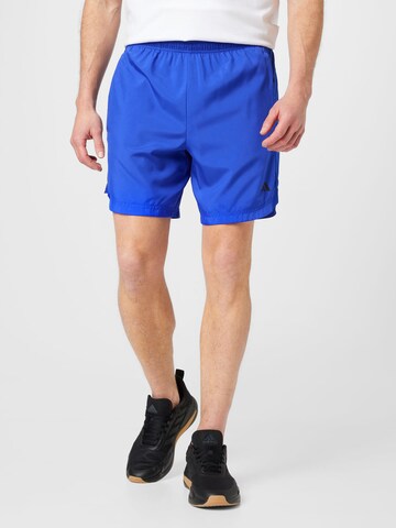 ADIDAS PERFORMANCE - regular Pantalón deportivo 'Hiit Base ' en azul: frente