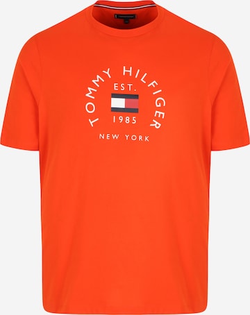 Tommy Hilfiger Big & Tall Shirt in Oranje: voorkant