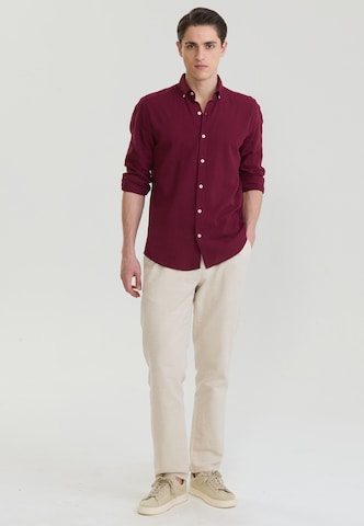 Felix Hardy Regular Fit Forretningsskjorte i rød