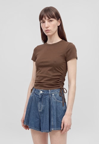 Gap Tall Shirt in Brown: front