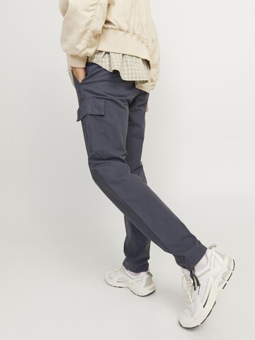 JACK & JONES Loosefit Cargobroek 'JPSTKane JJBarkley' in Blauw