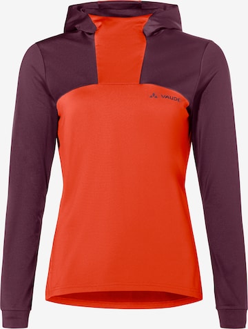 VAUDE Sports sweater ' Qimsa Hoody' in Red: front
