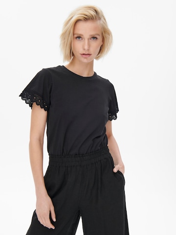 ONLY Wide leg Trousers 'TOKYO' in Black