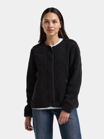 Didriksons Fleece jas 'Selma' in Zwart: voorkant