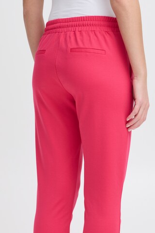 Tapered Pantaloni con pieghe 'IHKate' di ICHI in rosa