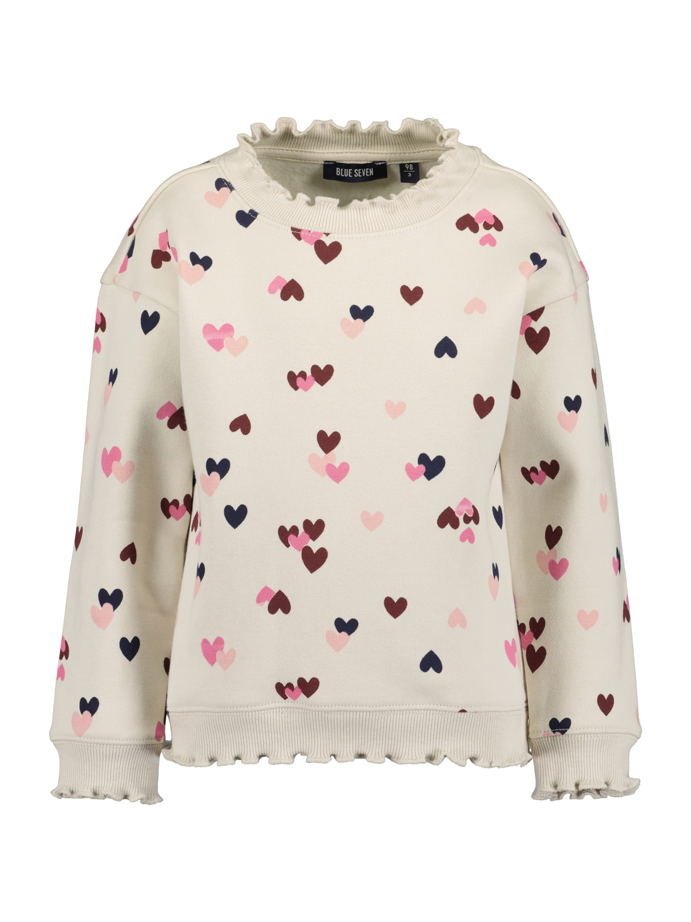 BLUE SEVEN Sweatshirt in Beige: front