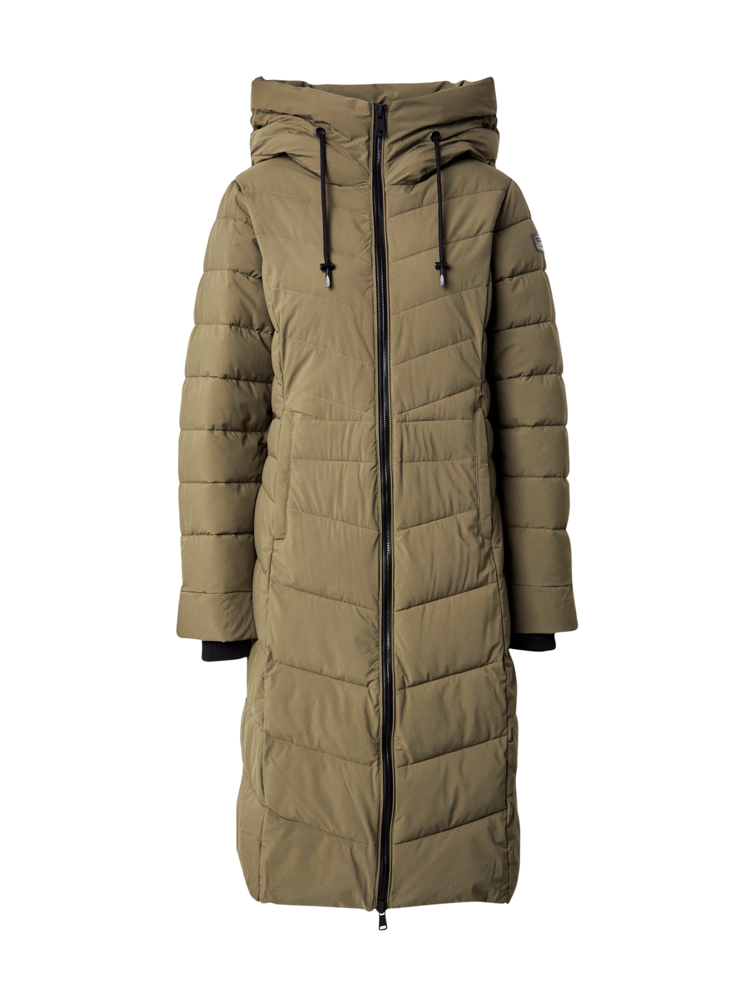 ONLY Talvemantel 'ONLJULIET', värv roheline: eest vaates