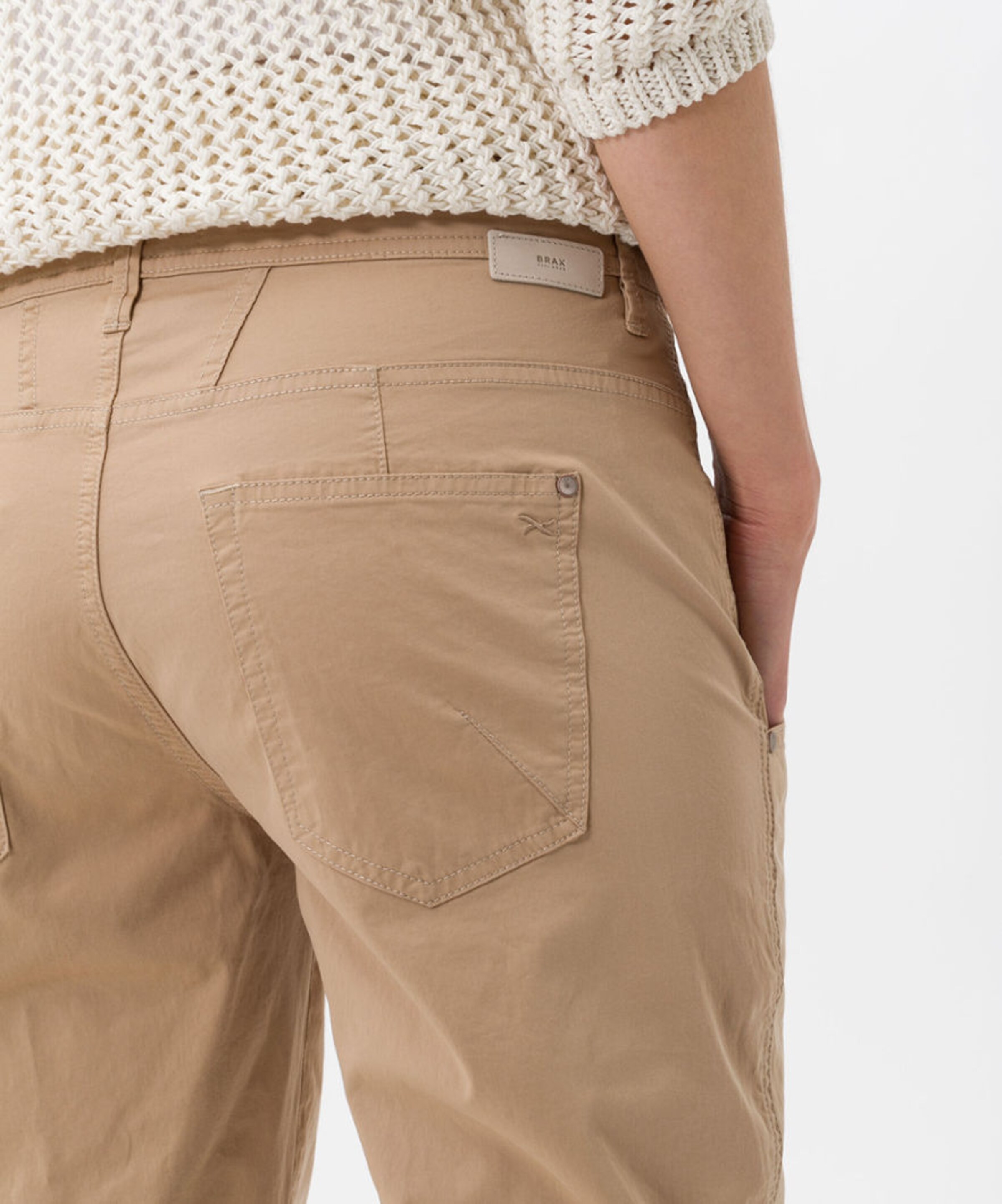 Frauen Große Größen BRAX Bundfaltenhose 'MERRIT S' in Hellbraun - OY57168 Frauen Große Größen BRAX Bundfaltenhose 'MERRIT S' in Hellbraun - OY57168