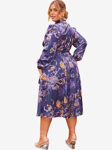 Chi Chi Curve Shirt Dress in Mixed colors