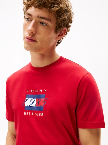 TOMMY HILFIGER Μπλουζάκι σε κόκκινο