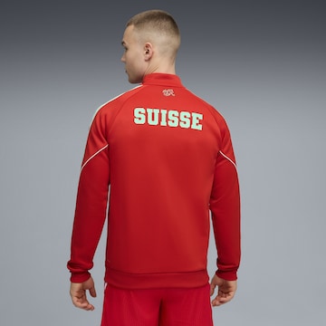 PUMA Training Jacket 'Schweiz King' in Red