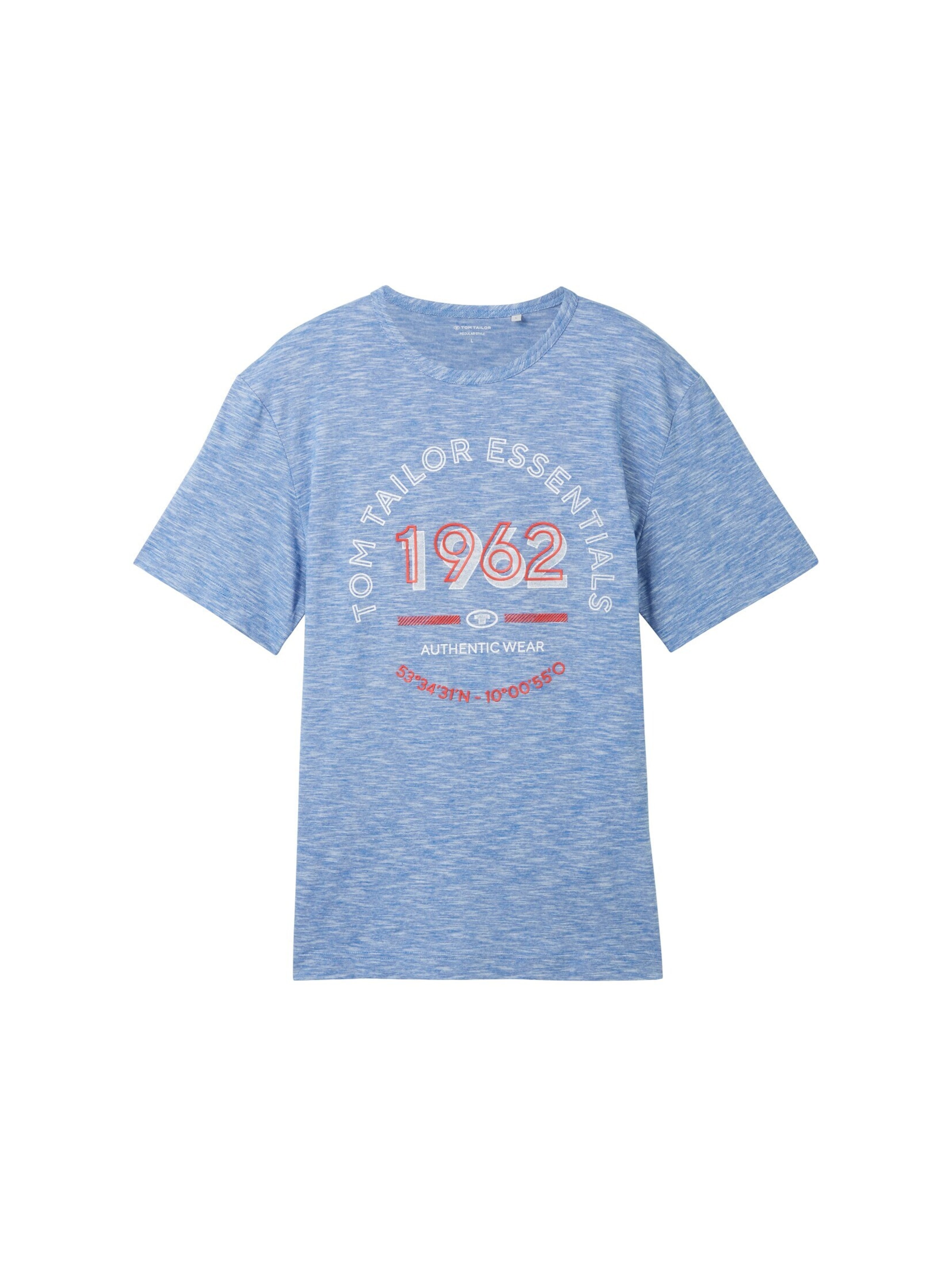 TOM TAILOR T-Shirt in Blau: Vorderseite