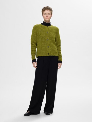 SELECTED Knit cardigan in Green