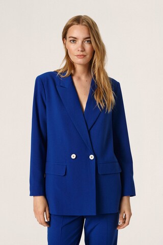 SOAKED IN LUXURY Blazer in Blue: front