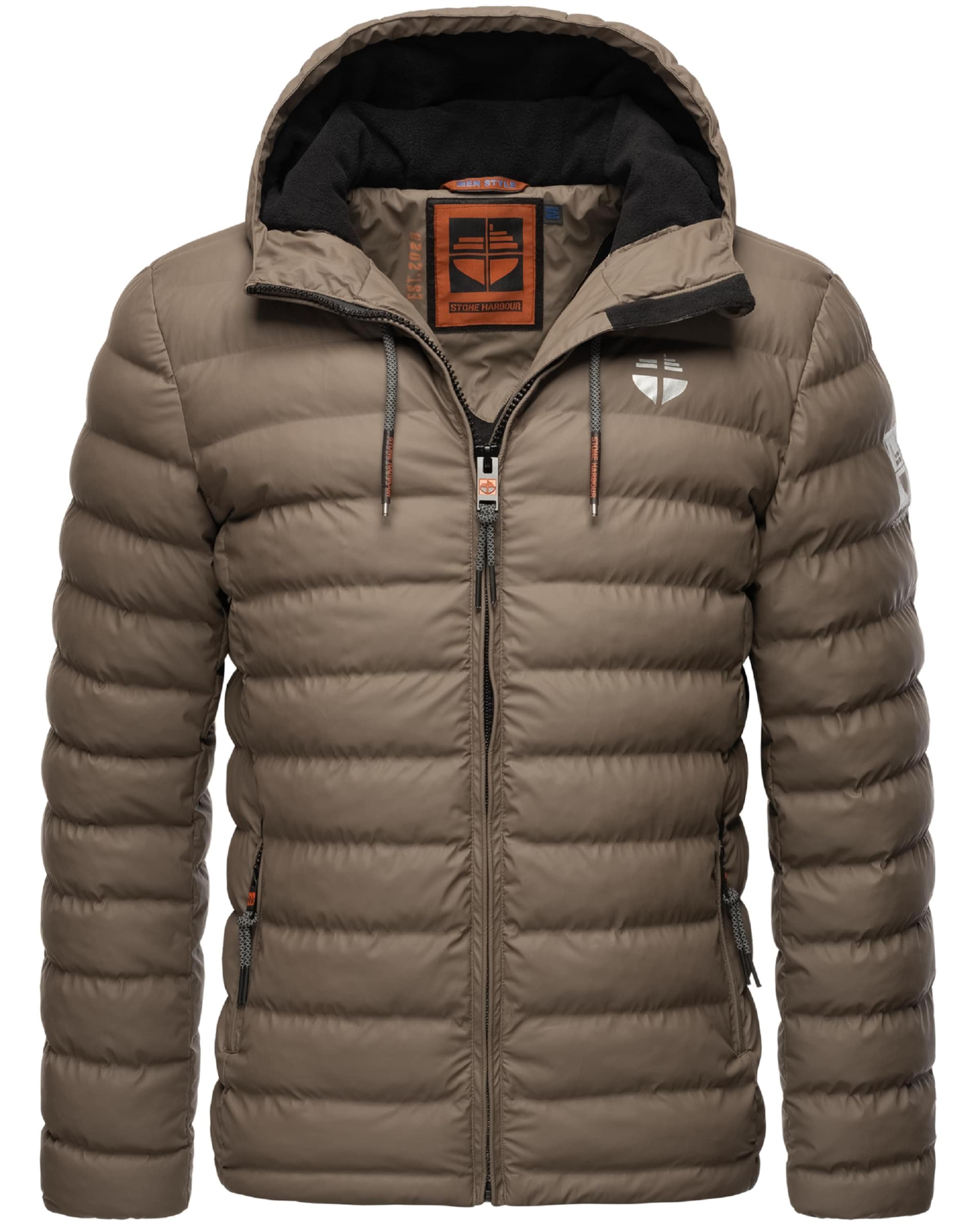 STONE HARBOUR - Chaqueta de invierno 'Zaharoo' en marrón