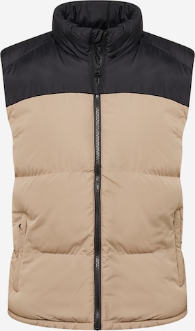 BRAVE SOUL Vest 'DAVISGILS' i beige: forside