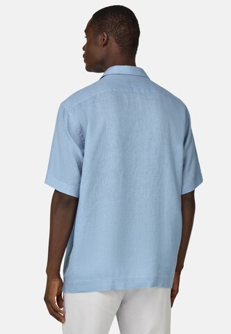Coupe regular Chemise Boggi Milano en bleu