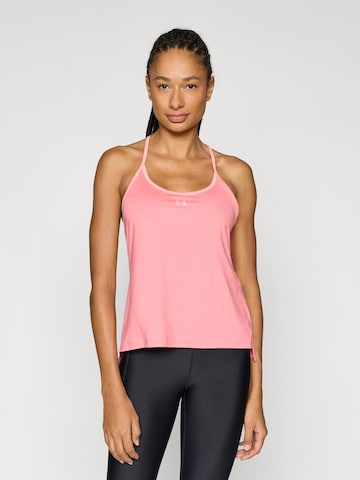 Top sportivo di UNDER ARMOUR in rosa: frontale