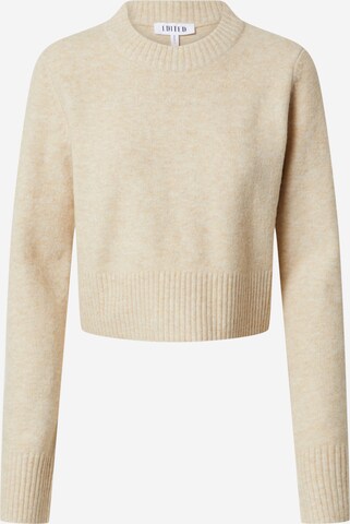 EDITED Pullover 'Lilliana' in Beige: predná strana