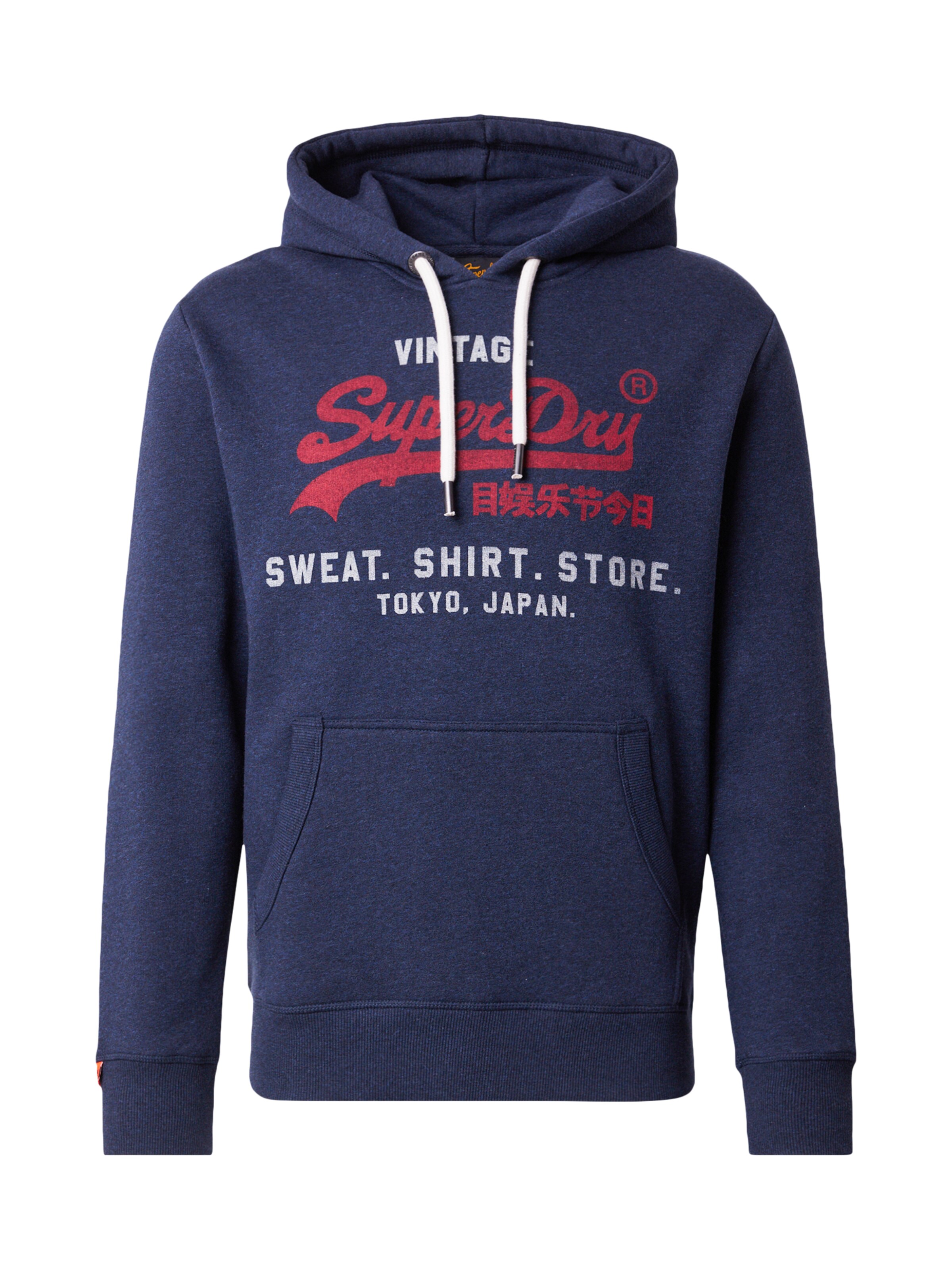 Superdry Sweatshirt 'Heritage' i blå: framsida
