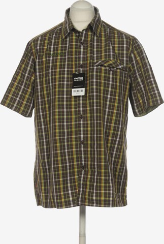 VAUDE Button Up Shirt in L-XL in Brown: front