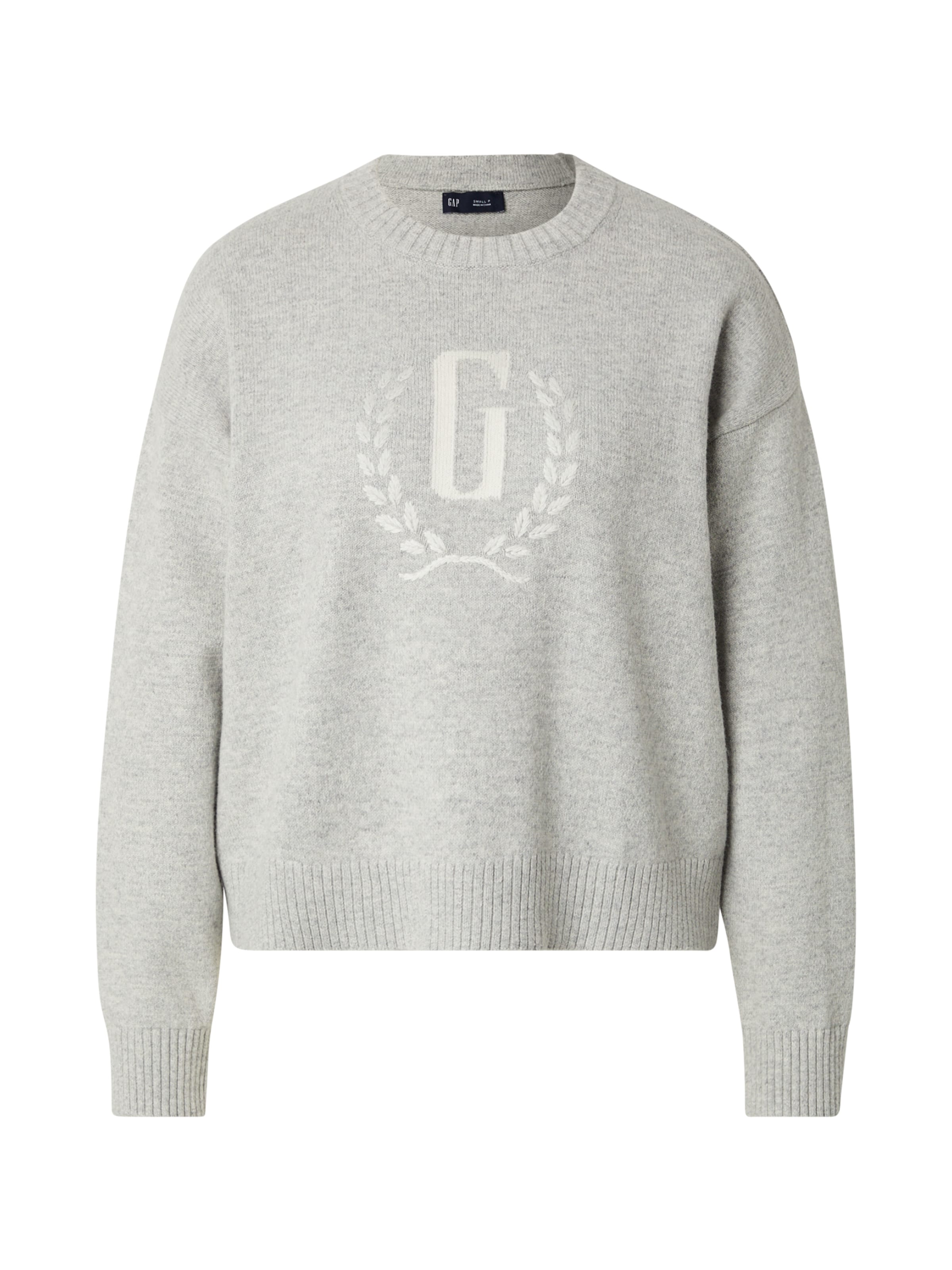 Gap Petite Kampsun, värv hall: eest vaates