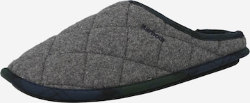 Barbour Slippers in Grey: front