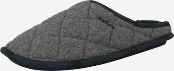 Barbour - Pantufa em cinzento: frente