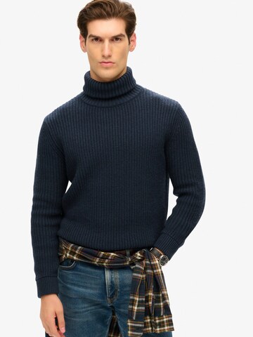Superdry Trui in Blauw: voorkant