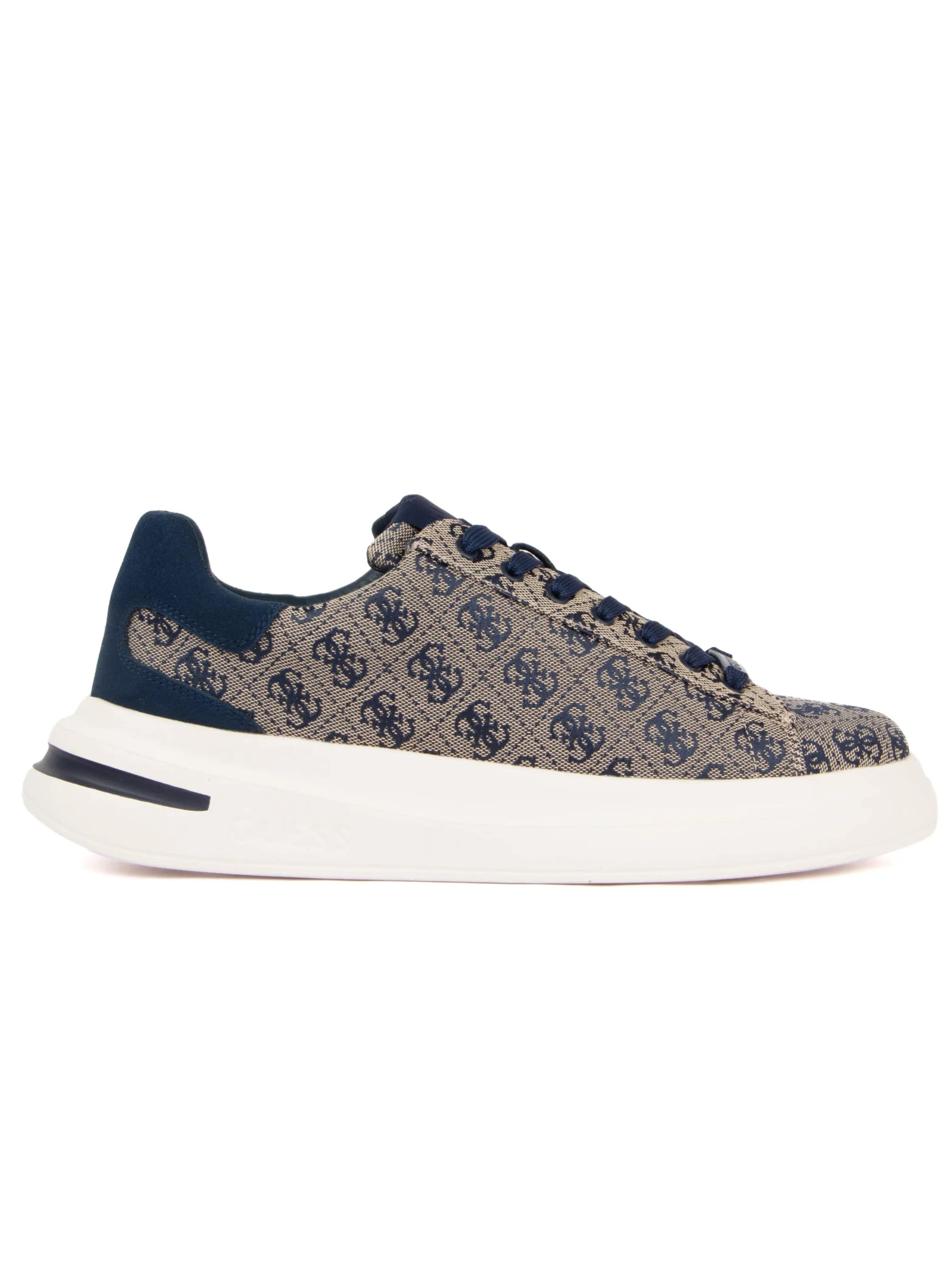 GUESS - Zapatos con cordón 'Elba' en azul: frente