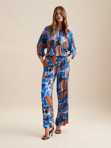 SEIDENSTICKER Loosefit Hose 'Schwarze Rose' in Blau