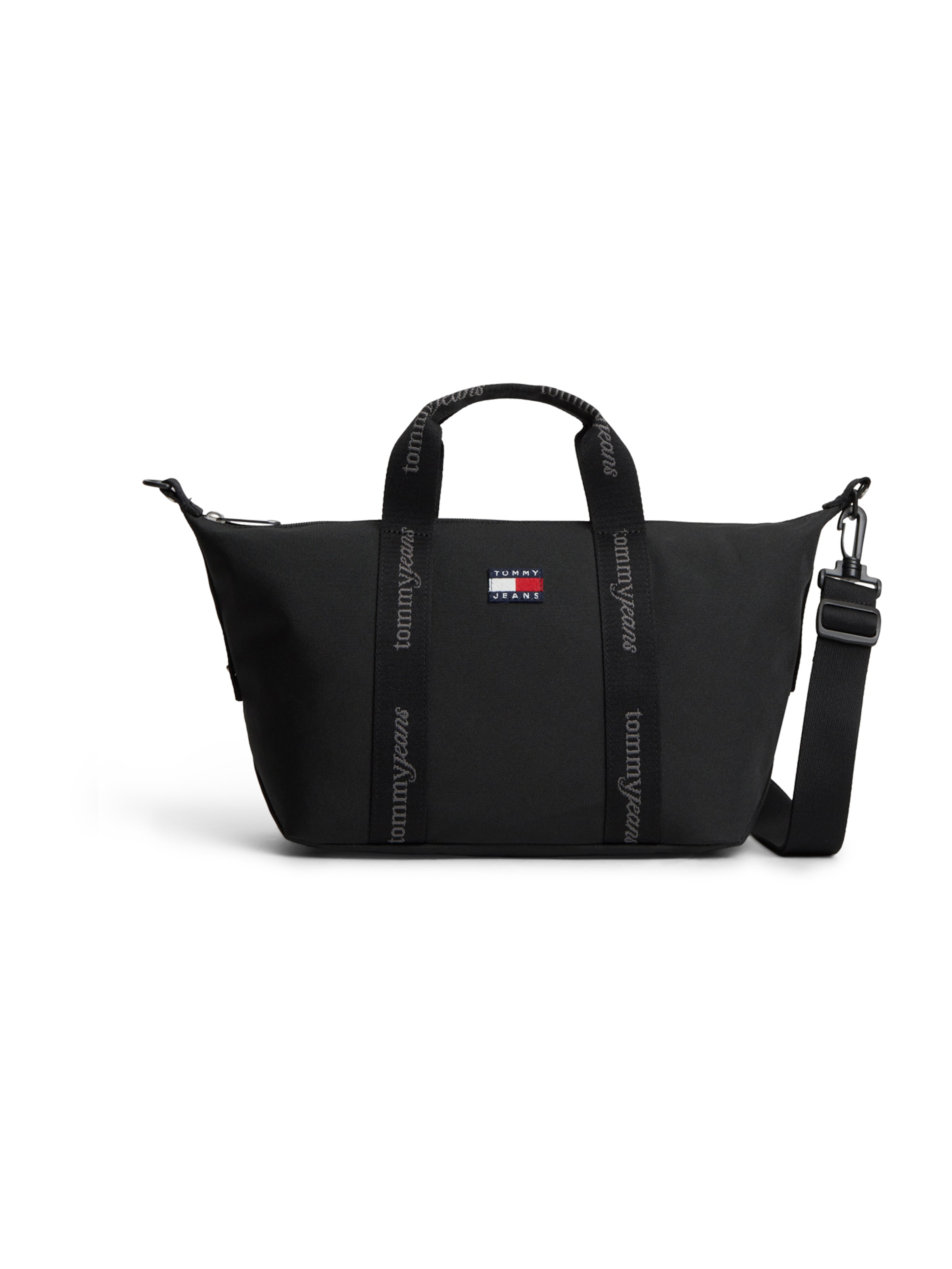 Tommy Jeans - Malas de tiracolo 'ESS' em preto: frente