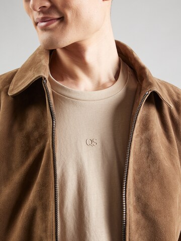 QS T-Shirt in Beige