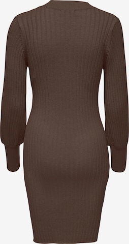 JDY Knitted dress 'MAGDA' in Brown