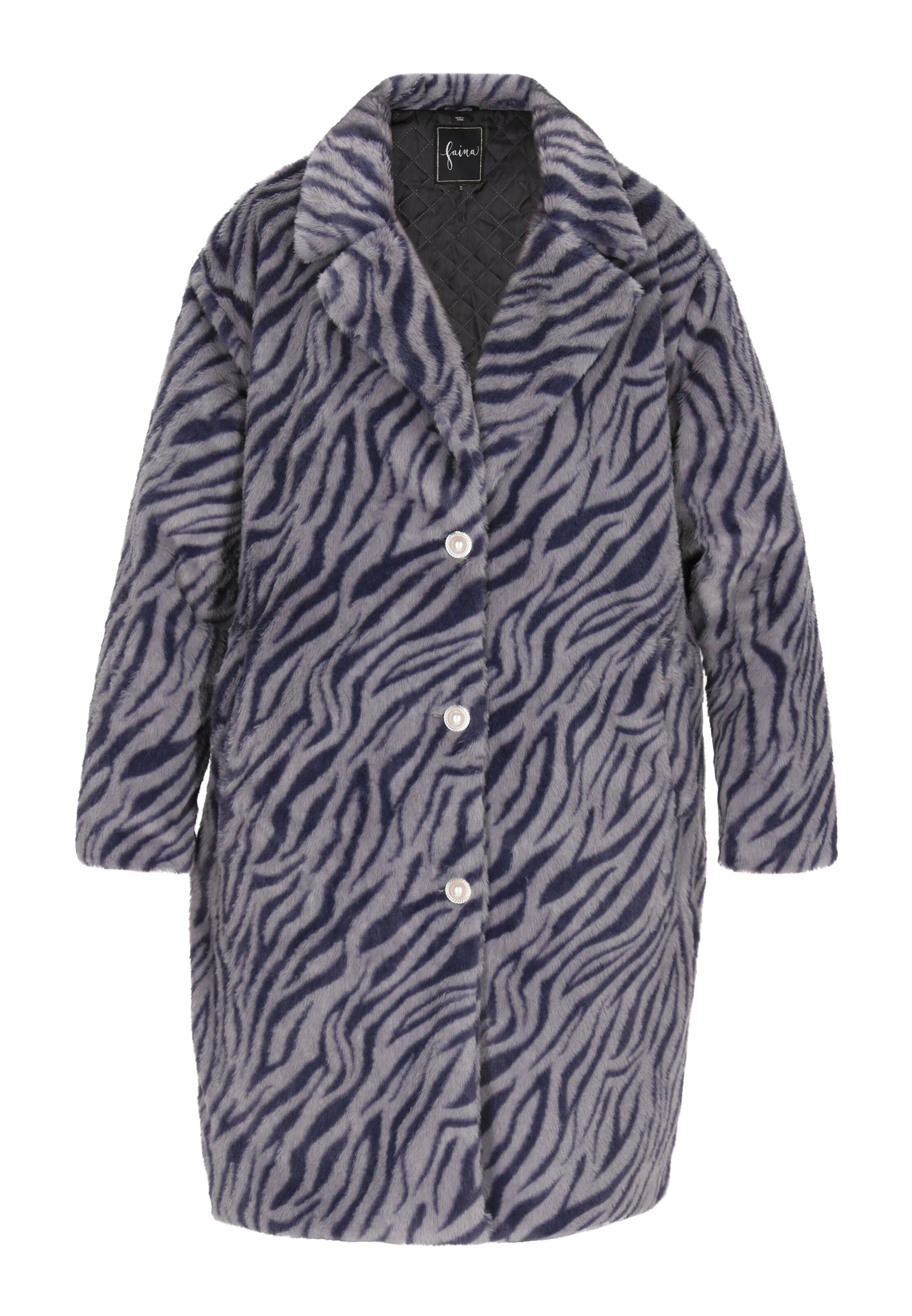 faina Tussenmantel in Grijs: voorkant