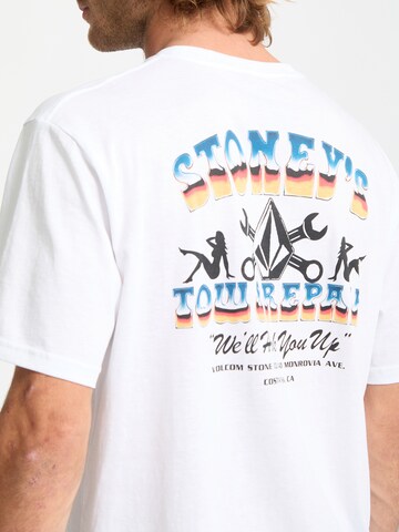 T-Shirt 'Stoneys BSC' Volcom en blanc