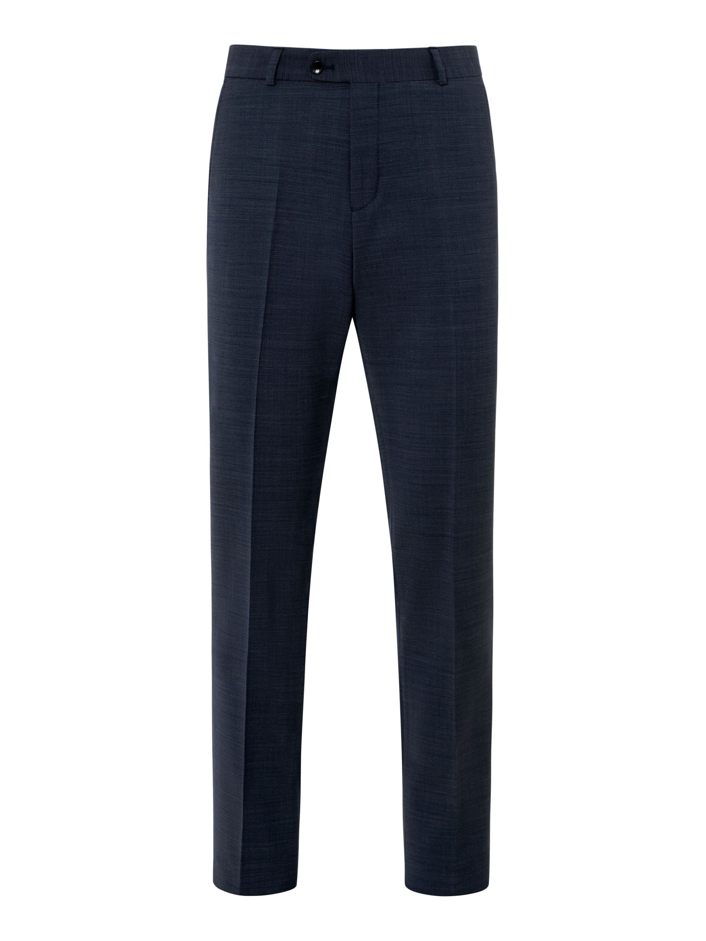 Regular Pantalon à plis &#x27;NERO&#x27; BENVENUTO en bleu : devant