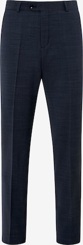 Regular Pantalon à plis 'NERO' BENVENUTO en bleu : devant