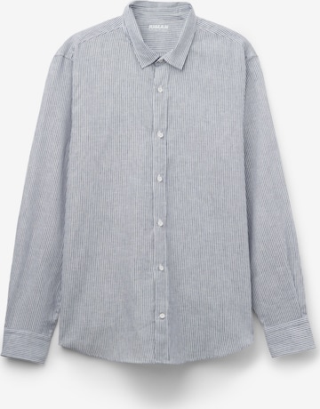 IUMAN Intimissimi Uomo Regular fit Button Up Shirt in Grey: front